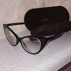 Tom Ford Black Cat Eye Glasses